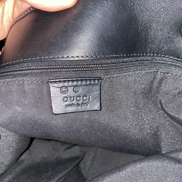 Gucci Eclipse Vintage GG Monogram Canvas / Leather Bucket Tote Bag. - Picture 8 of 17